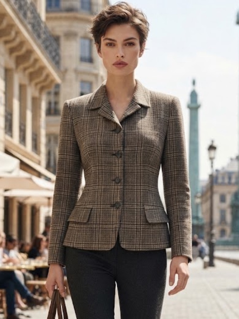 Vintage Harve Benard Plaid Wool Blazer